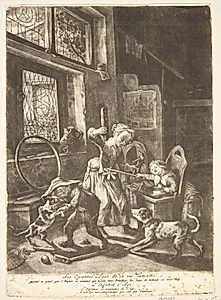 Barndom by Cornelis Dusart