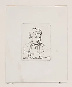 Barneportræt af Emanuel Trepka Bloch by Carl Bloch