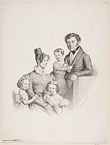 Baron V. Hochschild med familie by WIlhelm Heuer