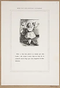Bébé fait une surprise a sa maman by Lorenz Frølich