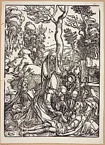 Begrædelsen by Albrecht Dürer