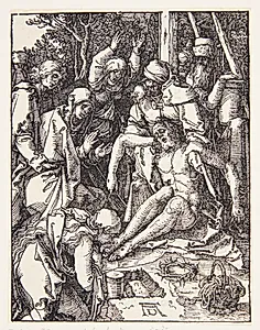 Begrædelsen by Albrecht Dürer