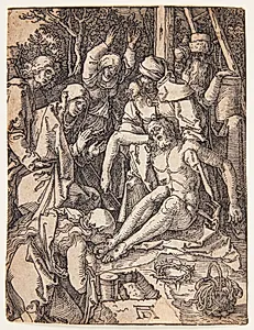 Begrædelsen by Albrecht Dürer
