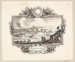 Belejringen af Saint-Omer (Siège de St. Omer) by Johanna Sibylla Küsel