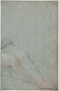 Benstudie af siddende kvinde by Hendrik Krock