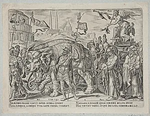 Berømmelsens triumf by Philips Galle