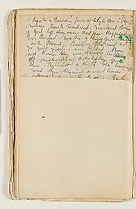 Beskrivelse og farveangivelser til maleri med Dante og Beatrice by J.A. Jerichau (II)