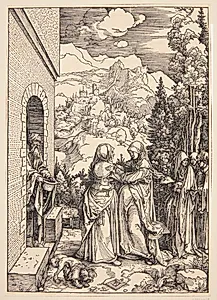 Besøgelsen by Albrecht Dürer