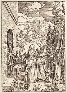 Besøgelsen by Albrecht Dürer