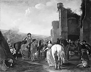 Besøget i lejren by Verschuring, Hendrik