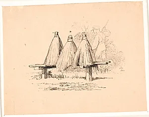 Bien. Illustration til Kaalunds "Fabler for Børn". Se kommentar fra arkkatalog. by Johan Thomas Lundbye