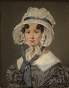 Birgitte Søbøtker Hohlenberg, f. Malling, Johannes Søbøtker Hohlenbergs hustru by C.A. Jensen