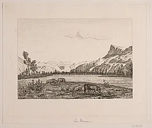 Bjergegn i Tyrol by Vilhelm Kyhn