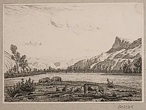 Bjergegn i Tyrol by Vilhelm Kyhn