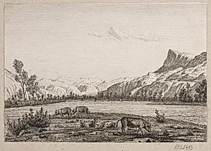 Bjergegn i Tyrol by Vilhelm Kyhn