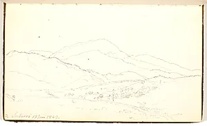 Bjerglandskab by P.C. Skovgaard