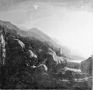 Bjerglandskab by Andreas Faistenberger I