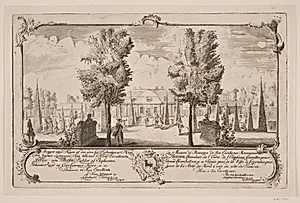 Blågård udenfor Nørreport by Bartholomæus Roque