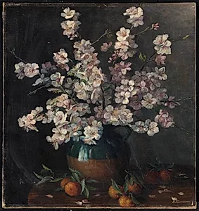 Blomster i en vase by Emmy Thornam