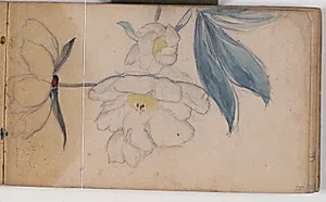Blomsterstudie by Niels Larsen Stevns