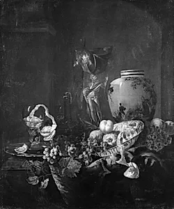 Blomsterstykke by Barend van der Meer