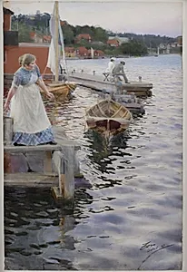 Bølgeskvulp by Anders Zorn