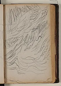 Bølgestudie (?) by Niels Larsen Stevns