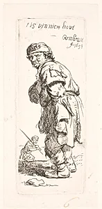 Bonde, der spørger om noget by Rembrandt van Rijn