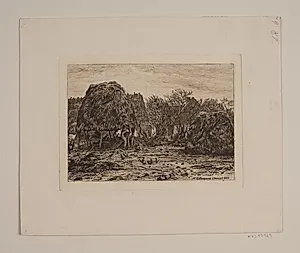 Bondegård i Nestelsø by Niels Skovgaard