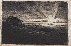 "Bonden gaar paa Marken ud" by Hans Nikolaj Hansen