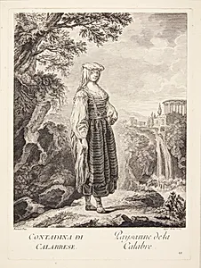Bondepige fra Calabrien (Paysanne dela Calabre)