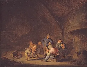 Bondestue by Adriaen van Ostade