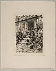 Børn på trappen