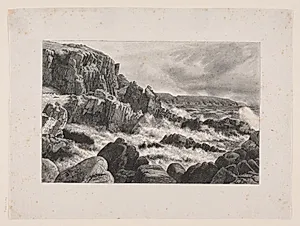 Bornholmsk skærgård ved Rø by Waldemar Bøhme