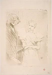 Brandès et Leloir, dans Cabotins by Henri de Toulouse-Lautrec