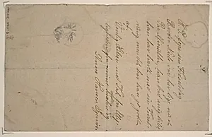 Brev fra Anna Hansen, Gævnøe by Niels Larsen Stevns