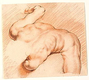 Brydere. Antik skulpturgruppe. Øverste figur by Willem Panneels