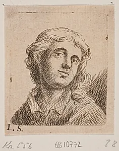 Brystbillede af en ung Mand by W.A. Müller