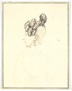 Brystbillede af etatsrådinde Raffenberg by Wilhelm Bendz