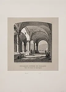 Buegang under et palads by Adolph Kittendorff