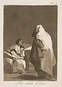 Bussemanden kommer by Francisco de Goya