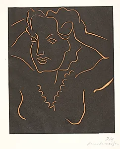 Buste de femme (Femme se coiffant) by Henri Matisse