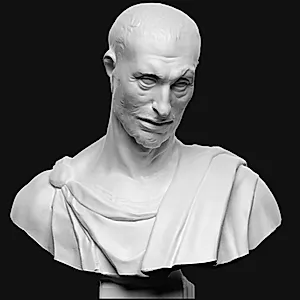 Buste fra profetstatue, Il Zucchone by Ubekendt