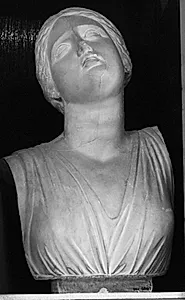 Buste fra statue af en niobide pige by Ubekendt