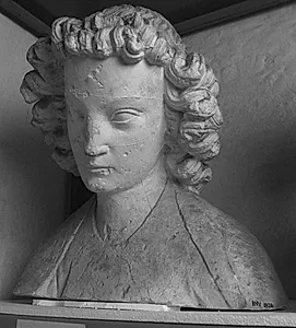 Buste fra statue af Johannes Evangelisten by Ubekendt