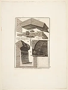 Bygningsdetaljer by Giovanni Battista Piranesi