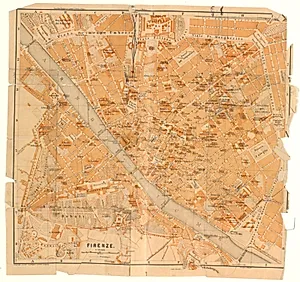 Bykort over Firenze by Niels Larsen Stevns