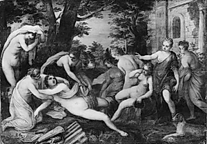 Callisto i Dianas bad by Jan Brueghel (I)