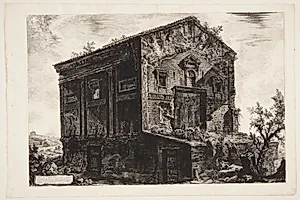 Camenaes grav eller tempel by Giovanni Battista Piranesi