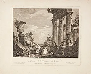 Campo Vaccinos tre søjler (Les Trois Colonnes de Campo Vaccino)
